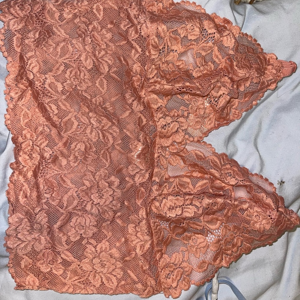 A cute lace crop top